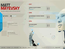 Tablet Screenshot of mattmayevsky.com